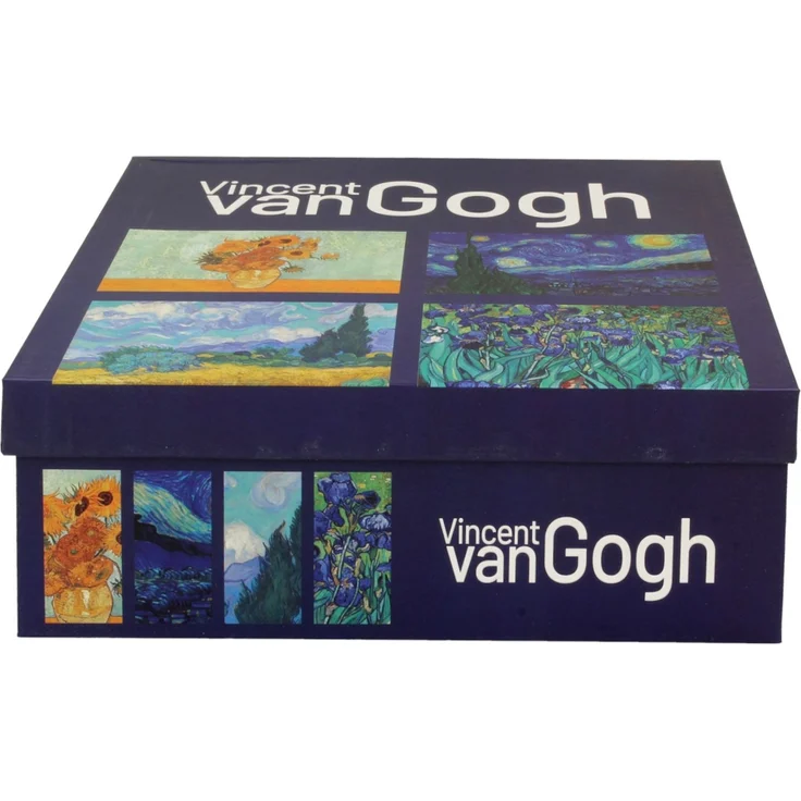 DUO ART GALLERY 4er-Set klassische Becher 360 ml inspired by VAN GOGH aus New Bone China Porzellan – Bild 4