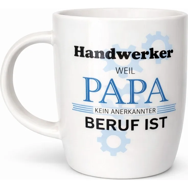 Becher Tasse Teetassse Kaffeetasse 400ml Geschenk HI Papa 13122