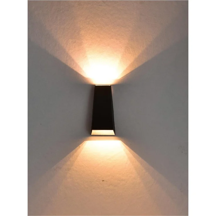 LED Wandleuchte - "Hilera 6" - IP44 / 2x3W / 2900K / warmweiß – Bild 2