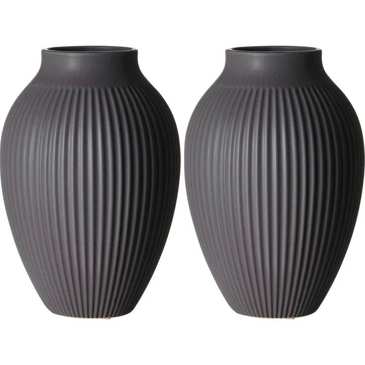 Ritzenhoff & Breker Alsta Vase 27,5 cm 2er Set - Grau – Bild 1
