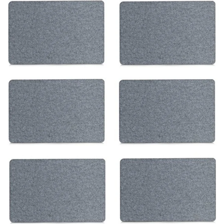 Zeller Present Platzset, (Set, 6-St), hochwertige Filzmatte – Bild 2