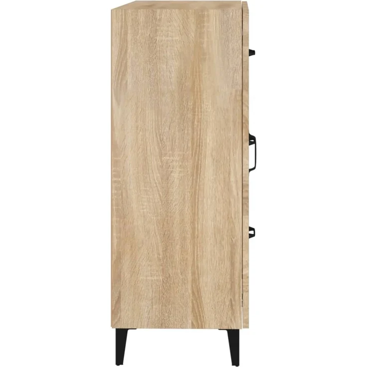 Sideboard, Kommode Sonoma-Eiche 69,5 x 34 x 90 cm Holzwerkstoff – Bild 7