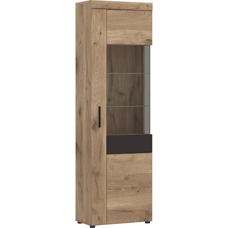 Wohnwand >Grano< (4-teilig) in Viking Eiche Dekor - 317x195x41 (BxHxT) – Bild 4