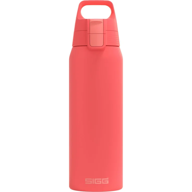 SIGG - Isolierte Trinkflasche - Thermosflasche Shield Therm One Watermelon - kohlensäurehaltige Getränke - Auslaufsicher - Spülmaschinenfest - BPA-frei - 90% recycelter Edelstahl - Pink - 0,75L