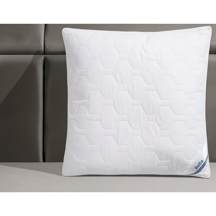 Beco Microfaserkissen Medibett, Kopfkissen, Füllung: Polyester, Bezug: Polyester oder Baumwolle, Bauchschläfer, Rückenschläfer, Seitenschläfer, Kissen 40x80 cm, 80x80cm, Allergiker geeignet (Hausstauballergiker) – Bild 2