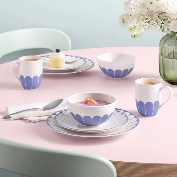 Villeroy & Boch Fleur Bleu Frühstücksteller ø 21,2 cm 6er Set – Bild 5
