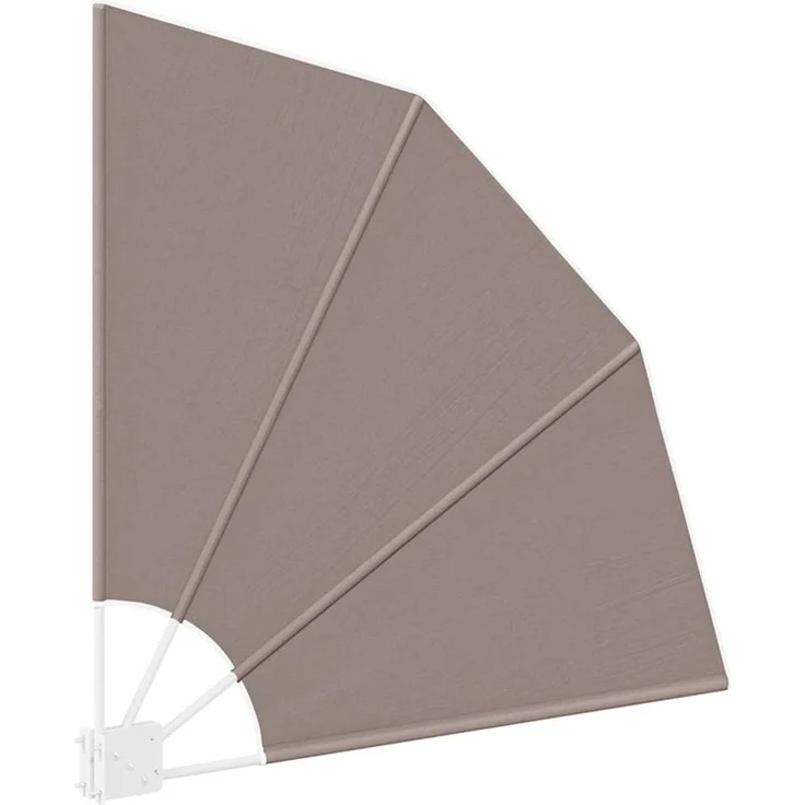 vidaXL Balkon Sichtschutz Taupe 115 x 115 cm Polyester 42000909 – Bild 5