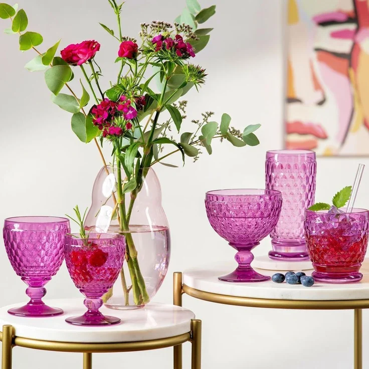 Villeroy & Boch Boston Coloured Sektglas 145 ml Berry 4er Set – Bild 3