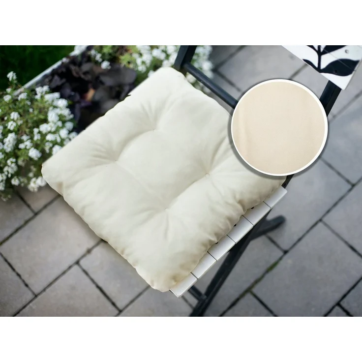 sunnypillow Stuhlkissen 4er Set Stuhlkissen 45x45 cm Bequeme 8cm, Polsterauflage Auflage für Stühle / Bänke – Bild 4