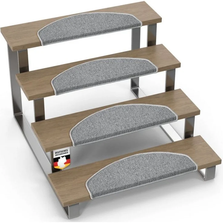 Floordirekt Stufenmatte London Pro, Im modernen Design, Halbrund, Rutschhemmende Oberfläche – Bild 4