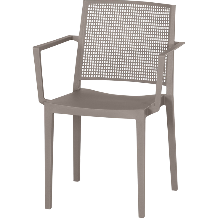 Siena Garden Square AL, Stapelstuhl - Polypropylen taupe – Bild 3