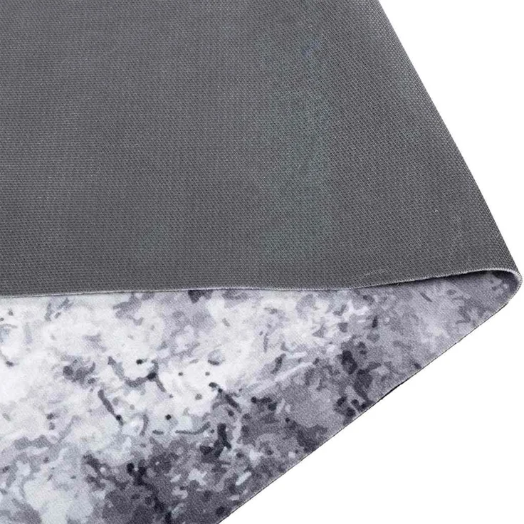 vidaXL Küchen Teppich Grau 150 x 45 cm Samt 42013417 – Bild 3