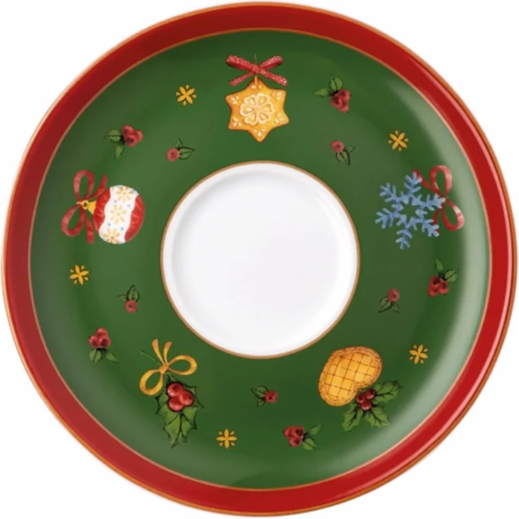 Hutschenreuther Untertasse Happy Wintertime Weihnachtsgeschirr, 12 cm – Bild 1