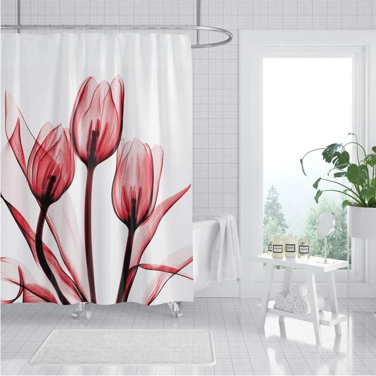M&W DAS DESIGN Duschvorhang Shower curtains Anti schimmel Waschbar 180x200 cm