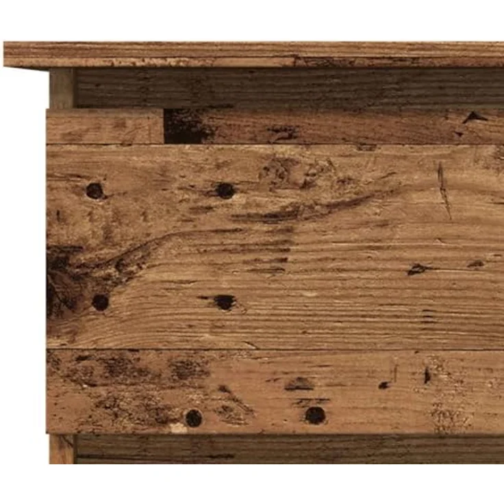 vidaXL Eckschreibtisch Altholz-Optik 145x100x76 cm Holzwerkstoff 855962 – Bild 9