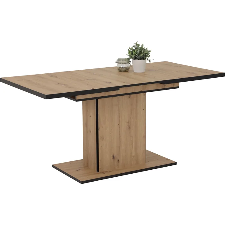 Esstisch >Ariana< in Artisan Eiche aus Holzwerkstoff - 120x76x80cm (BxHxT)