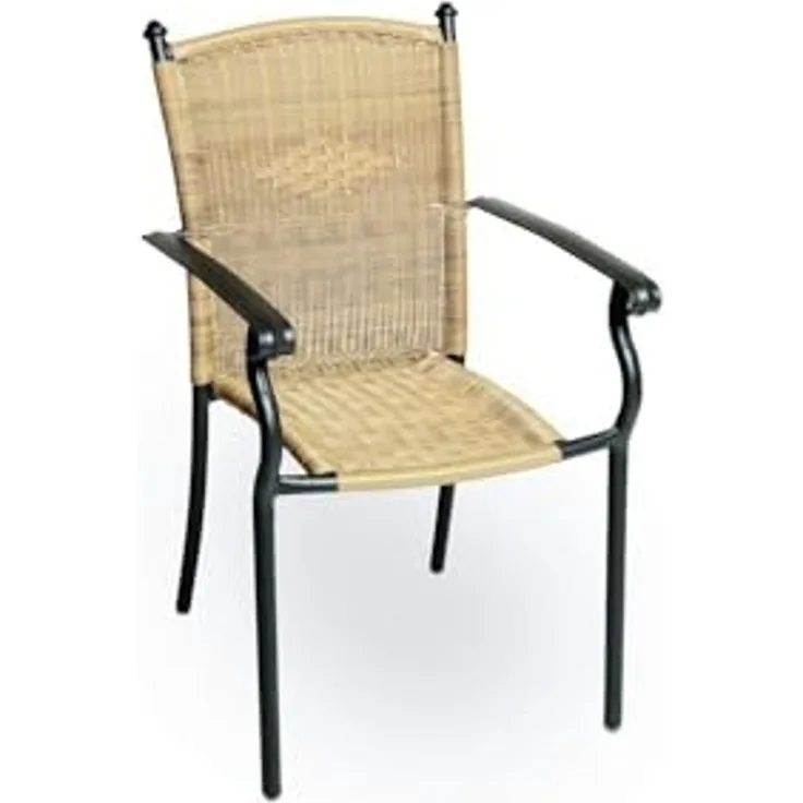 Roma Gartensessel, stapelbar, 2er Set