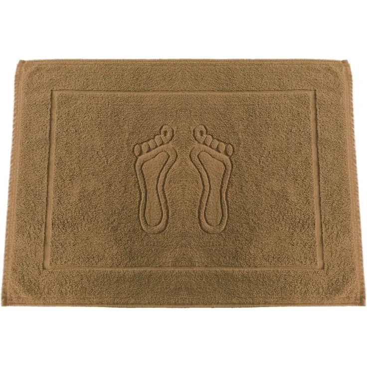 MatratzenL.A.B® Badematte 650 g/m² Blauer Schwan®, 100% Baumwolle, 50x70 cm, Badvorleger, Duschvorleger, Duschmatte Frottee
