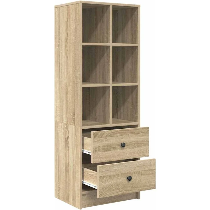 vidaXL Highboard mit Schubladen Sonoma-Eiche 45,5 x 34 x 127 cm 869364 – Bild 4