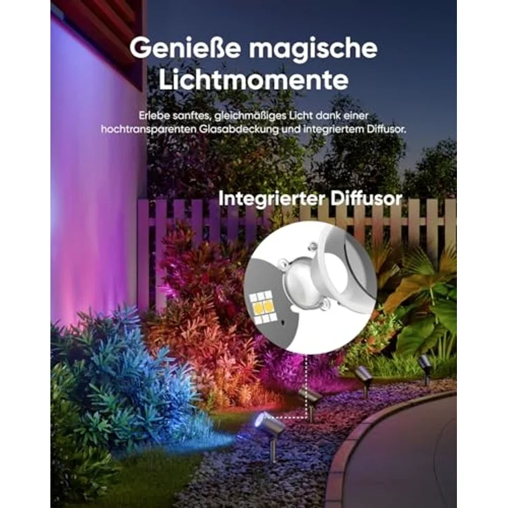 Eufy Outdoor Spot Light E10 (2 pack) Strahler Oberflächenbeleuchtung Nicht austauschbare(s) Leuchtmittel LED – Bild 5