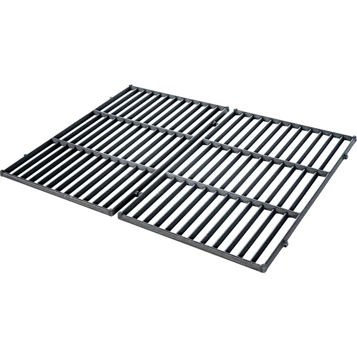 CLP Gusseisen Grillrost Set - Farbe:schwarz;Größe:44,5x30,3 cm