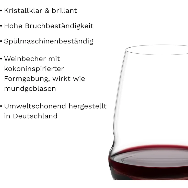 Stölzle Lausitz Cocoon Rotweinbecher 556 ml 6er Set – Bild 3