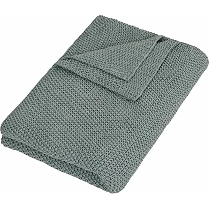 Mirabeau Tagesdecke Plaid Ancy blau