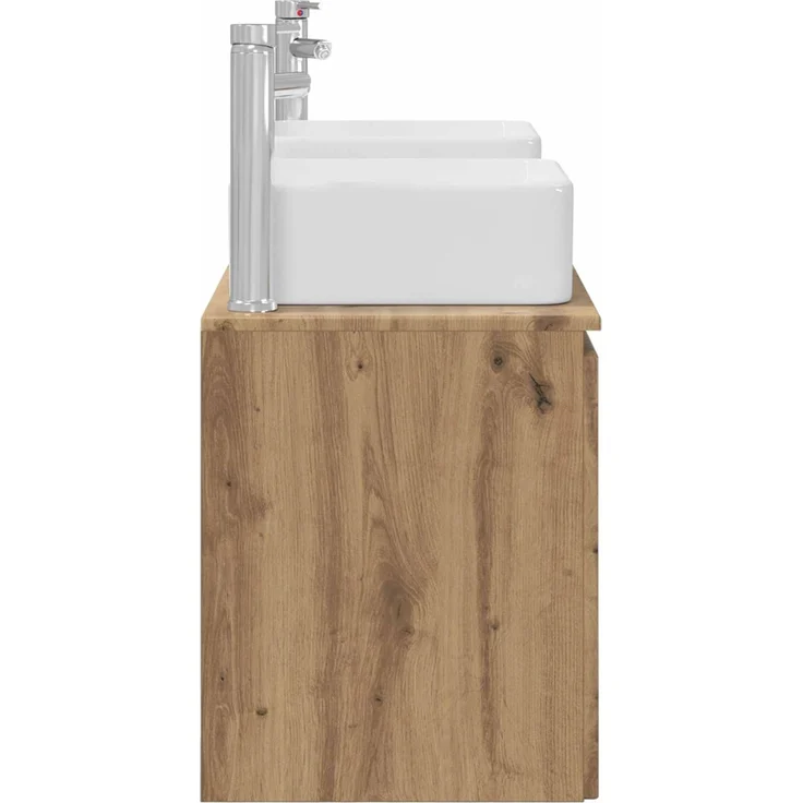 vidaXL Badezimmerschrank-Set 3 stk. Artisan-Eiche 135 x 35 x 80 cm 3405666 – Bild 7