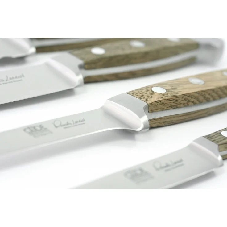 Kochmesser groß E805/26 von GÜDE, Serie Alpha Fasseiche, 26 cm lange Klinge – Bild 2