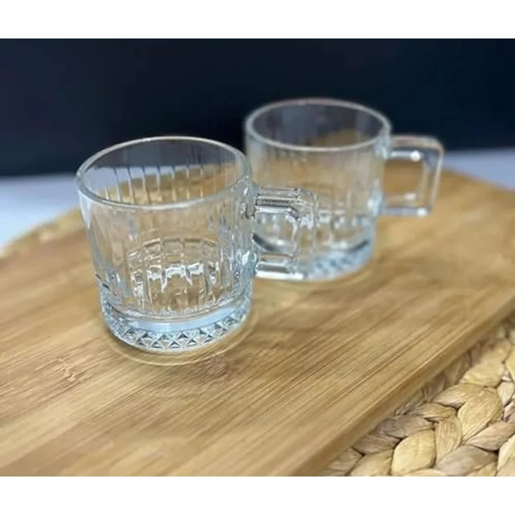 Pasabahce 2er Set 195cc 55422 Elysia Teegläser Fincan Kupasi transparent – Bild 2