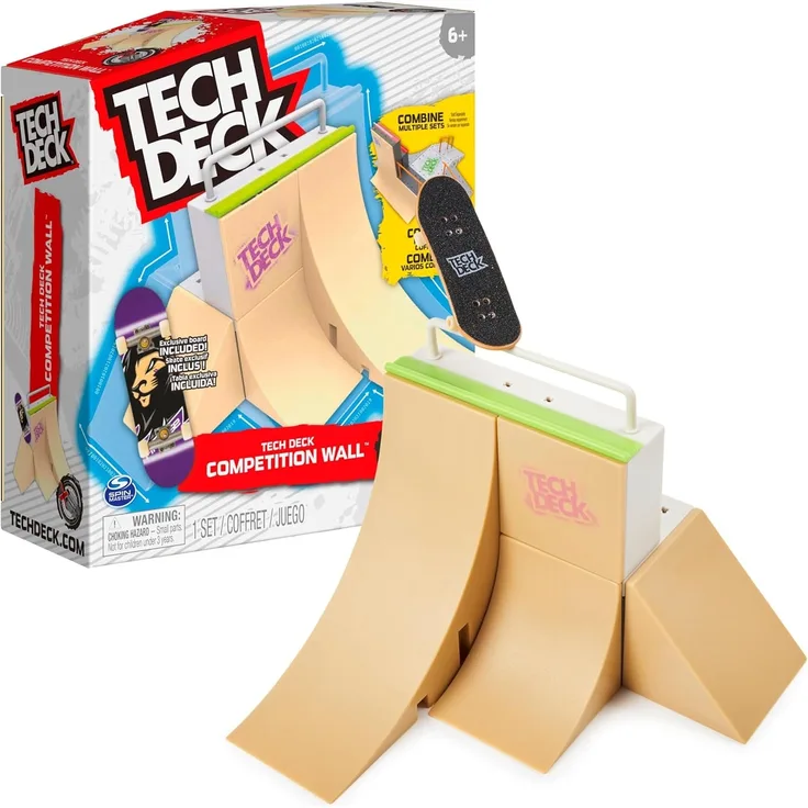 Tech Deck Competition Wall Deck-X-Connect Park Creator Spielfahrzeug