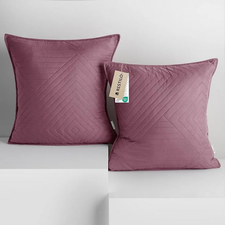Restilo Kissenbezug Kissenbezug mehre Größen Wohnzimmer Dekokissen Bezug, (2 Stück), Mikrofasertextilien – Bild 1