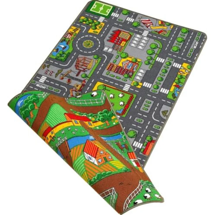 Wende-Spielteppich 100x190 cm