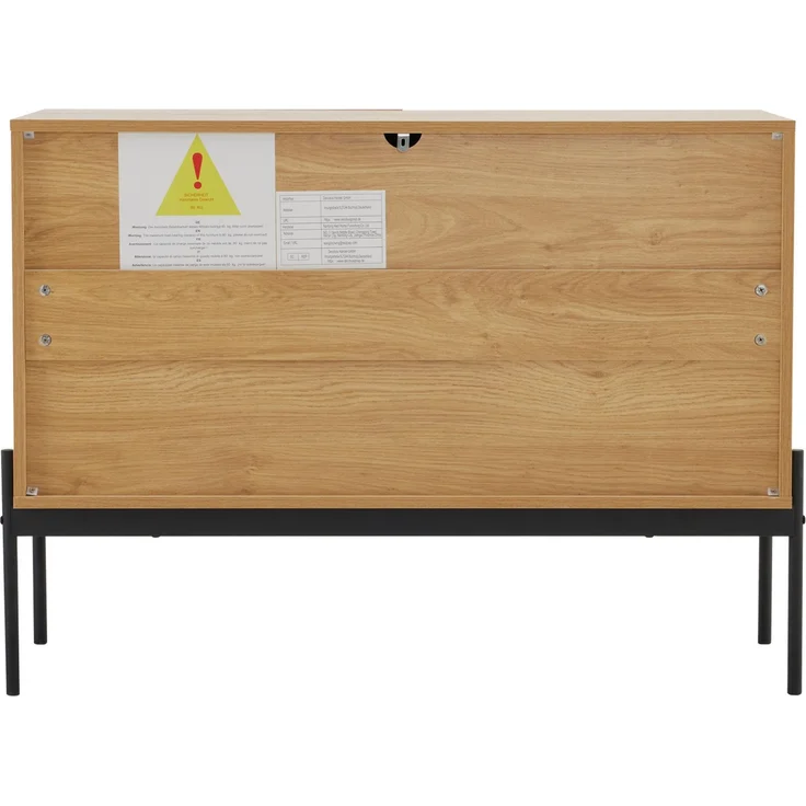 Sideboard (100/40/75 cm) Mehrzweckschrank mit Türen, Küchenschrank, Aufbewahrungsschrank – Bild 10
