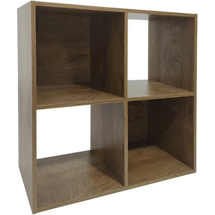 HTI-Living Standregal Regal 60x60 Thekla Eiche, Stück 1-tlg, Standregal 4 Regalfächer
