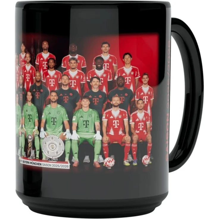 FC Bayern München Tasse FC Bayern München Tasse Team 2025-26 I 0,4 l, Keramik – Bild 3