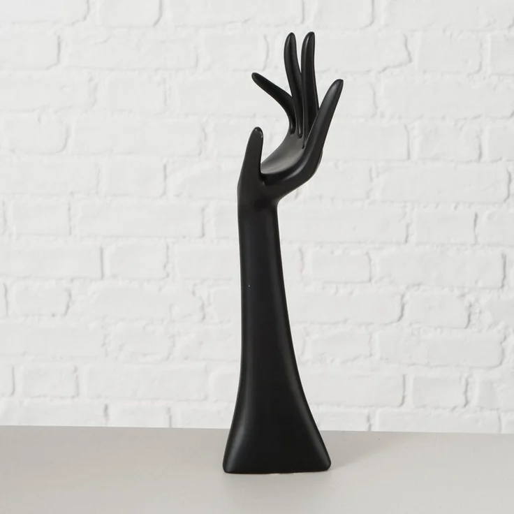 BOLTZE GRUPPE Schmuckständer Boltze Schmuckhand schwarz 34cm aus Kunstharz – Bild 3