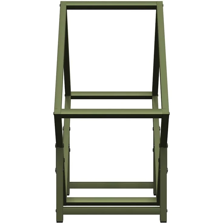 vidaXL Brennholzregal Olivgrün 50x25x50 cm Kaltgewalzter Stahl 864278 – Bild 6