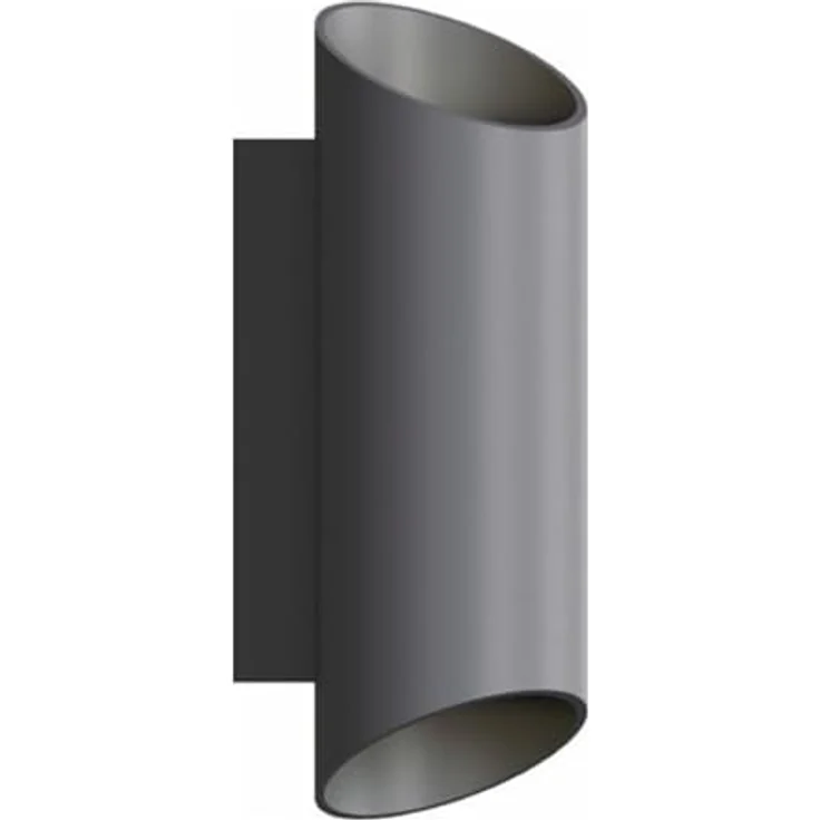 Nordlux Nico Wandleuchte 2218231050, rund, anthrazit, IP54, Außenleuchte ohne Leuchtmittel – Bild 4