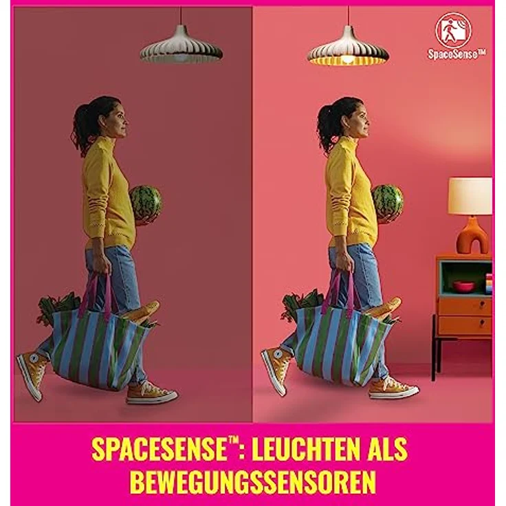 WiZ GU10 E14 Smarte LED Lampe, 3er-Pack, 40W, 16 Mio. Farben + Weißschattierungen, WLAN/Bluetooth, Sprach-/App-Steuerung, kompatibel mit Google Home, Alexa, HomeKit – Bild 5