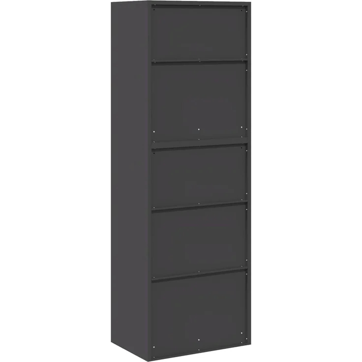 vidaXL Aufbewahrungsschrank 2 stk. Schwarz 60 x 40 x 175 cm Stahl 3438753 – Bild 10