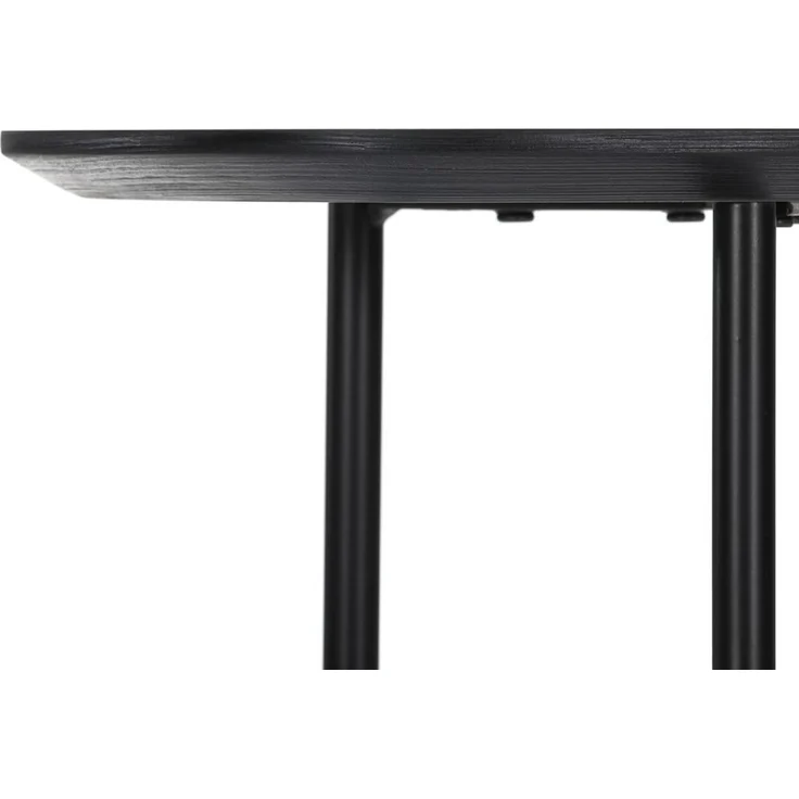Moderne Design Konsole MARMOL 100cm schwarz Marmor-Dekor Metallgestell – Bild 7