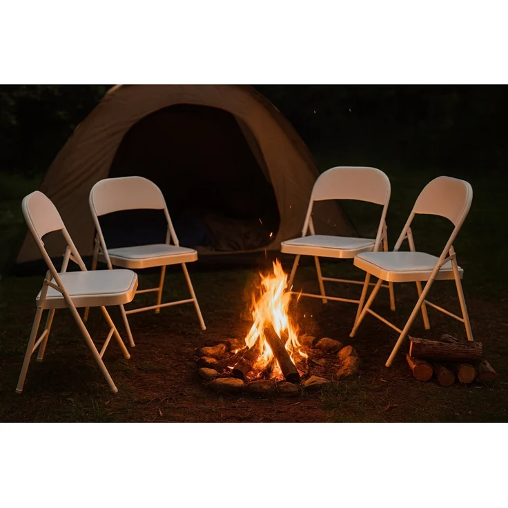 HTI-Living Klappstuhl 4er Set Klappstühle mit Polsterung (Set, 4 St), Kunstleder – Bild 6
