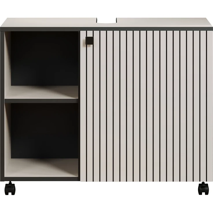 Waschbeckenunterschrank Bliss in grau 80 cm – Bild 2