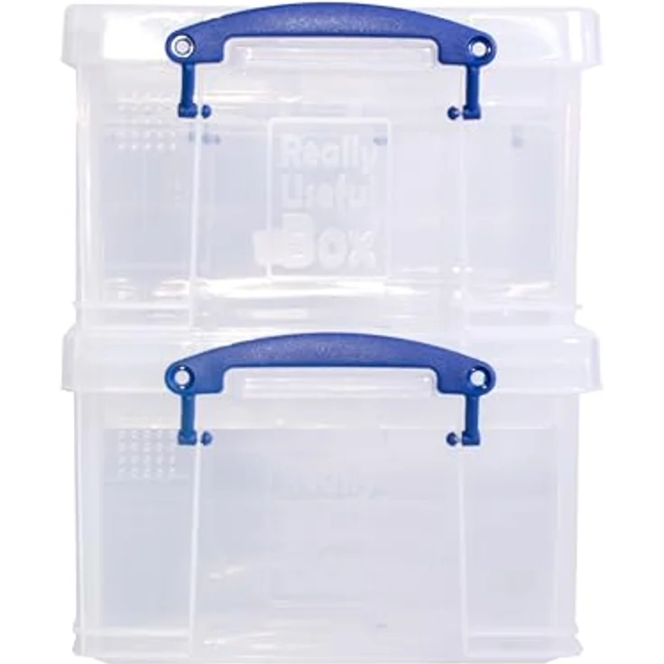 Really Useful Box Aufbewahrungsbox 22,0 l - 80,0 x 25,5 x 15,5 cm transparent – Bild 3