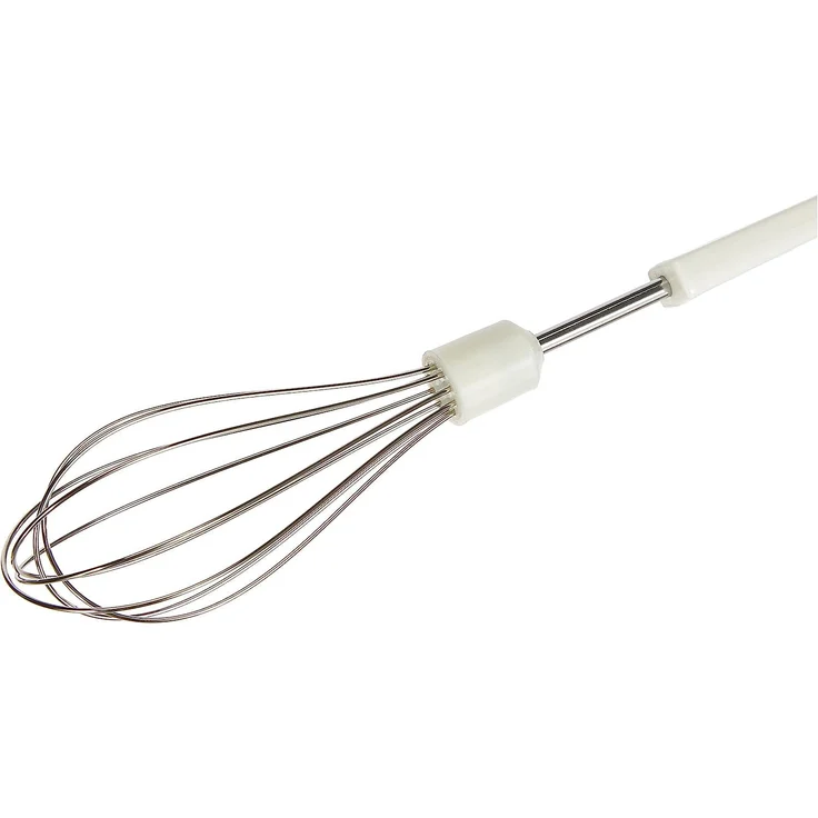 metaltex Schneebesen 20 cm weiß/ silberfarben – Bild 3