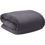 Beautissu Aurelia Corall Fleece Decke Anthrazit, 200x150 cm