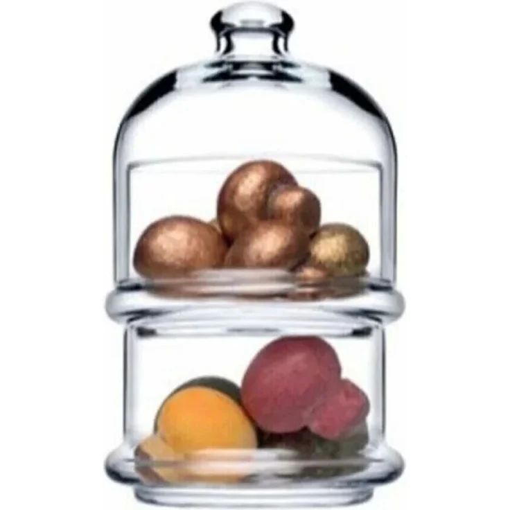 Pasabahce Villa Patisserie 9x16,5x9cm Glas 2er Schalen transparent – Bild 3
