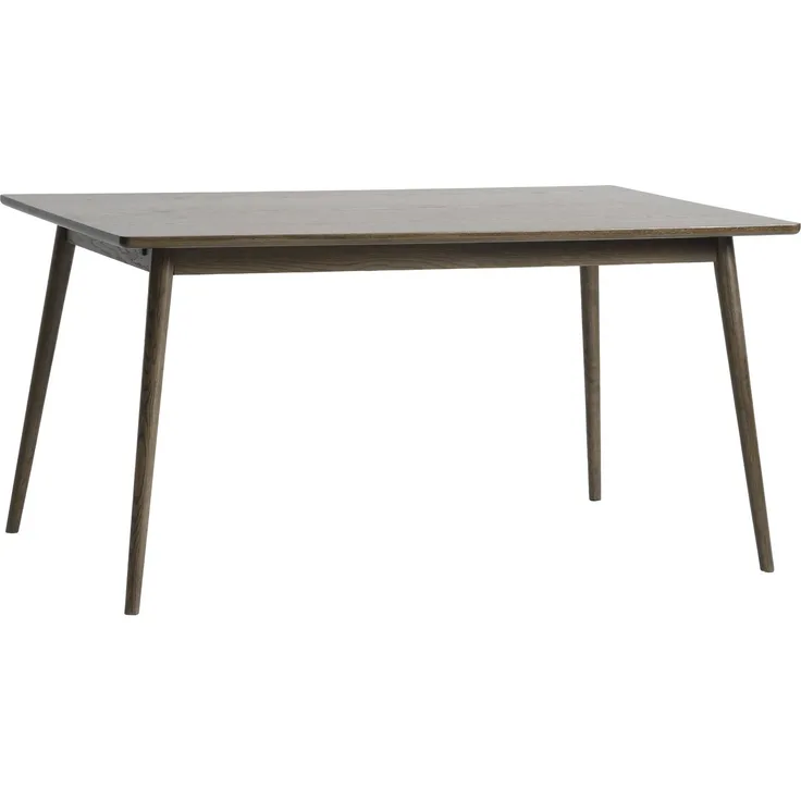 Esstisch >Blanes< in Smoked Klar Lackiert - 150x75x90 (BxHxT)