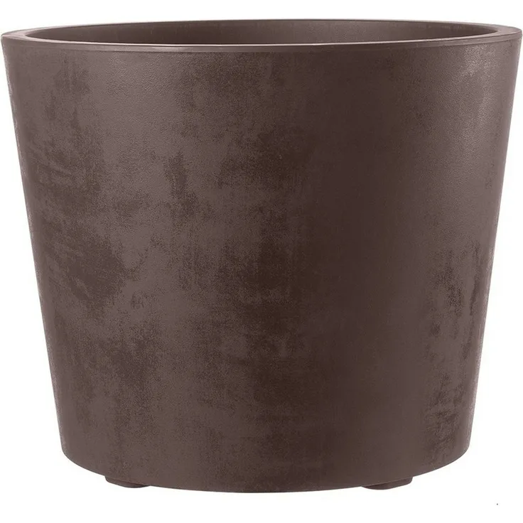 Kreher Pflanzkübel 'Millennium' in Naturstein Optik, 80 Liter, rollbar (Farbe wählbar)